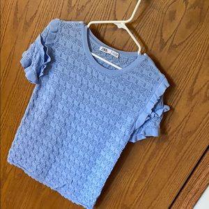 Floral Capped Sleeves